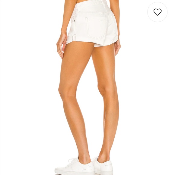 Free People Romeo Rolled Cut Off Button Fly Short in White Style OB1071936 - Picture 8 of 16